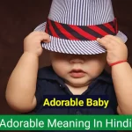 adorable meaning in hindi , adorable pic meaning , quotes , image , photo of adorable baby