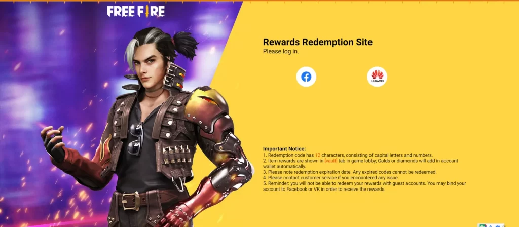 Free Fire Redeem Code क्या है , Today 2022 Updated - reward.ff.garena