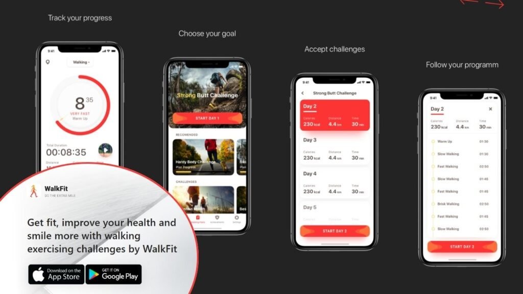 WalkFit app