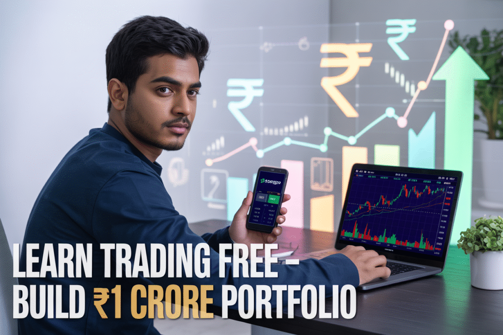 StockGro पर Free में Trading सीखें और ₹1 Crore का Portfolio बनाएं