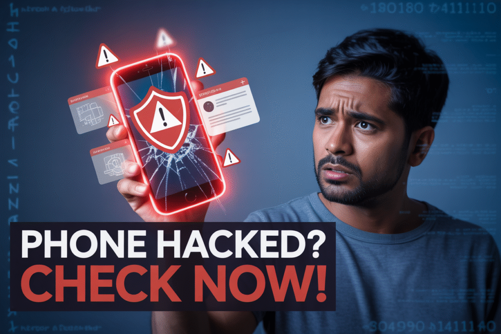 क्या आपका Phone Hack हुआ है? ये 2 Easy Signs तुरंत Check करें, और Data Safe रखें