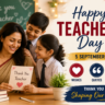 Teachers Day 2026 celebration with teacher and students, 5 September